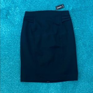Express Black Pencil Skirt - Size 4